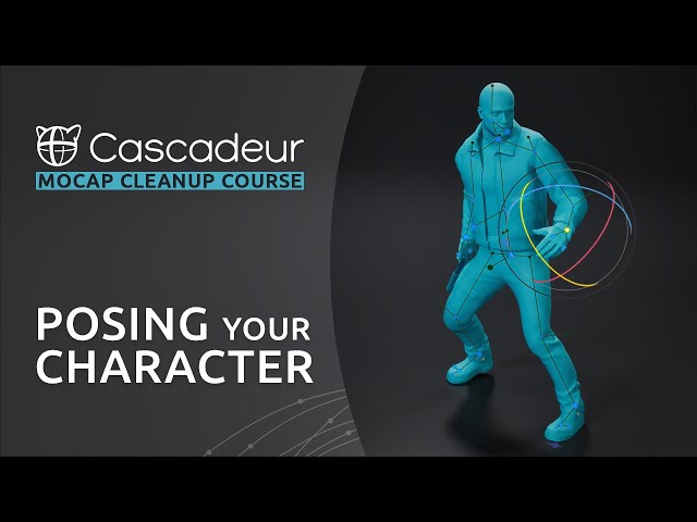 Different Types of Rig Controllers and Posing | Mocap Cleanup Course in Cascadeur