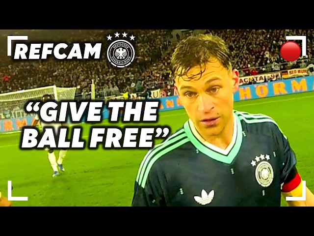 POV: You’re refereeing Germany vs Ghana! 🇩🇪🇬🇭 | RefCam