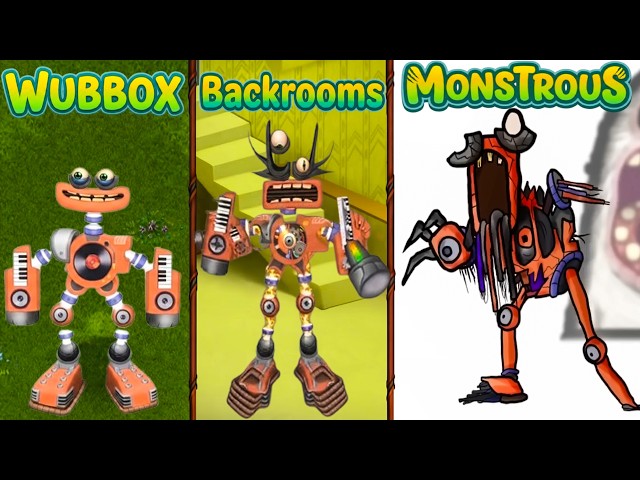 ALL WUBBOX VS Backroomx and Monstrous ( NEW)  || My Singing Monster