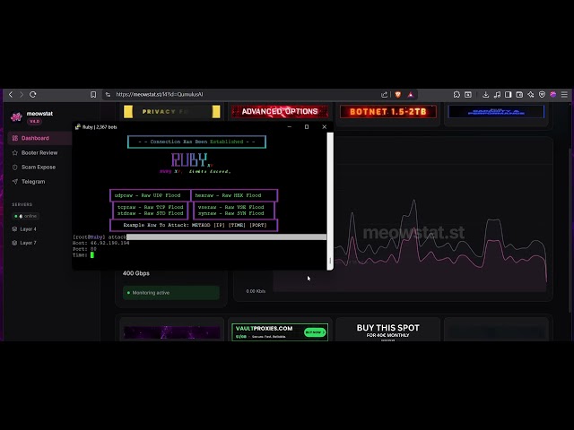 RubyC2 Vs DSTAT/R6/COD/FIVEM STRONG | DDOS BEST C2/BOTNET/API 2026 | L4 & L7 | BEST BYPASS
