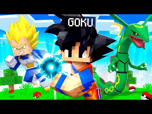 GOKU as a POKÉMON TRAINER in Minecraft!