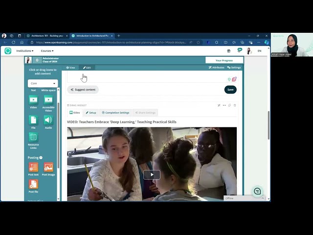 OpenLearning - AI Assistant - Course Structure (Modules and Pages)