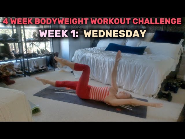WEEK 1: WEDNESDAY - CORE WORKOUT | 4 WEEK BODYWEIGHT WORKOUT CHALLENGE