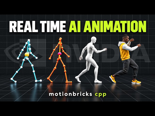 Free and Local Real-Time AI Animation - NVIDIA MotionBricks.cpp