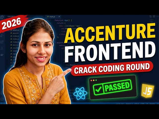 🚀 Accenture Frontend Interview 2026 | React.js + JavaScript + Coding Questions