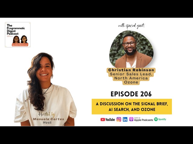 206. A Discussion on The signal brief, AI Search, and Ozone with Christian Robinson