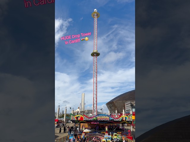 Matthews Skyfall Towering 80M Over Cardiff This Summer! 💪🏻🏴󠁧󠁢󠁷󠁬󠁳󠁿 #funfair #shorts