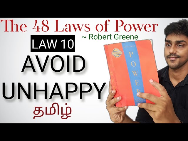Law 10 | Avoid Unhappy And Unlucky | The 48 Laws Of Power | Tamil