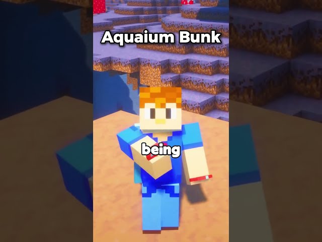 how to make an aquarium bed #minecraft @ItsKingBlake