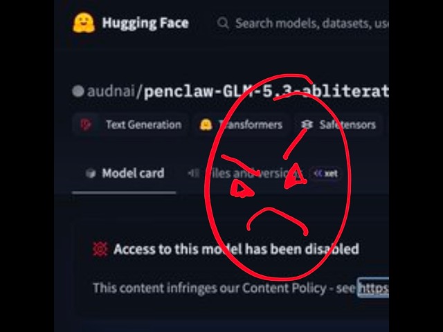 It was trending on X:  Huggingface removed an Offensive Cyber AI model Audn.AI Developed