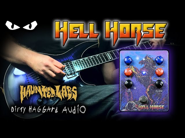 Haunted Labs & Dirty Haggard Audio - HELL HORSE Fuzz Delay - 𝗚𝗨𝗜𝗧𝗔𝗥 𝗗𝗲𝗺𝗼