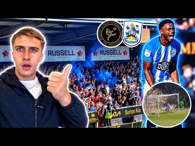 KEEPER HOWLER, ELECTRIC AWAY-END + PYRO as HUDDERSFIELD BEAT BURTON | Burton 1-3 Huddersfield | Vlog
