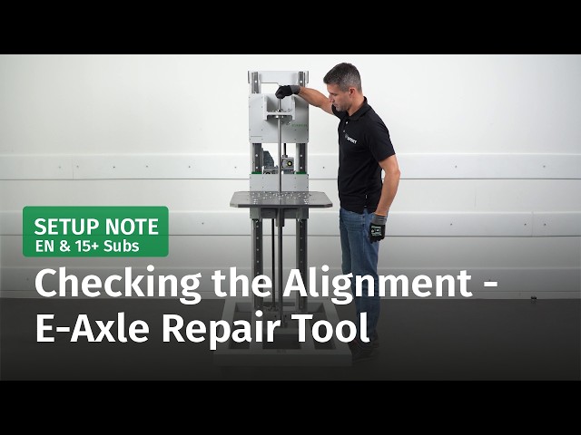 Schaeffler E-Axle Repair Tool - Checking the default settings