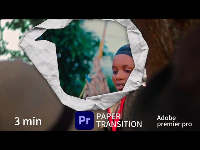 PAPER TRANSITION 🔥 | Premiere Pro Tutorial ( Swahili Tutoriel)