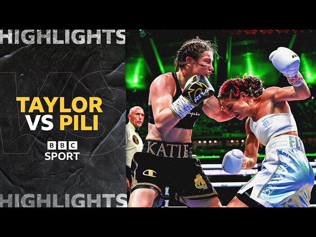 Taylor ends career with stylish victory | Katie Taylor vs Flora Pili | Boxing Highlights | BBC Sport