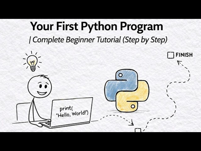 Your First Python Program | Complete Beginner Tutorial (Step by Step)