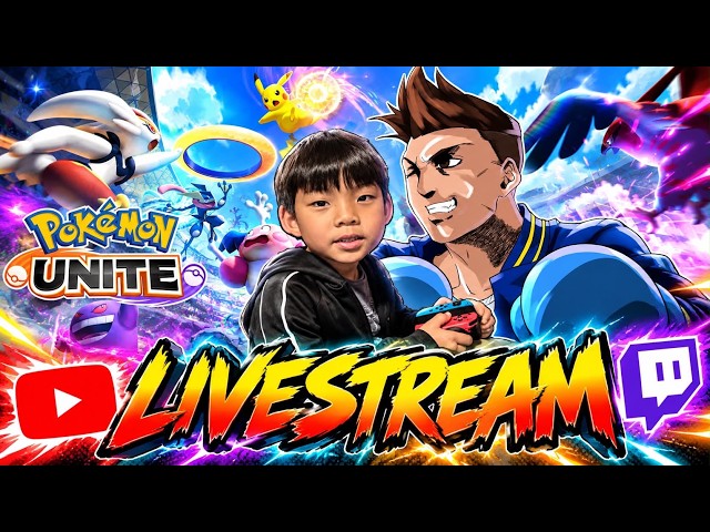 Fortexfiend is live! Sunday Family Friendly Stream! Pokemon Unite with my kids!
