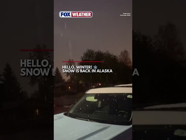 Winter is Here! Snow Falls in Alaska as the Rest of the Lower 48 Deal With The First Taste of Fall
