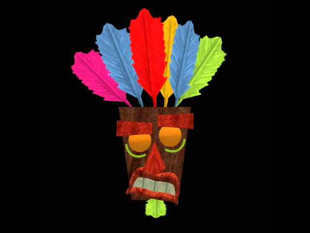 What does Aku Aku say?