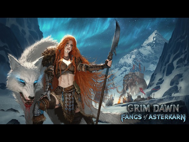 Grim Dawn: Fangs of Asterkarn - 3 Hour Gameplay in Asterkarn  - PC 4K (2160p) 60FPS