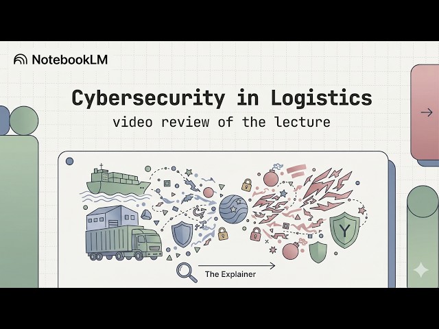 Cybersecurity in Logistics | Information Systems in Logistics | Lecture 12 | NotebookLM AI