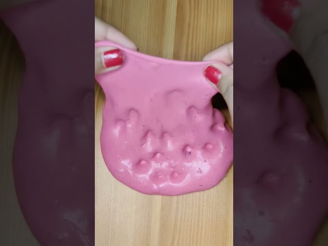 Mixing lipsticks with slime #slimemixing