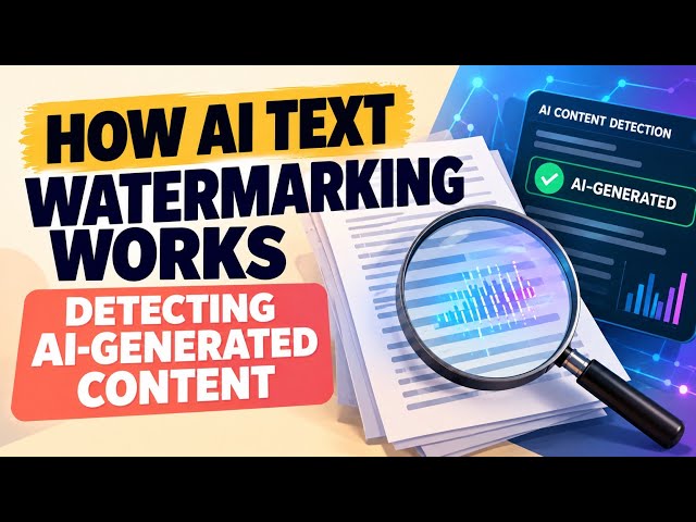 How AI Text Watermarking Works | Detecting AI-Generated Content | Uplatz