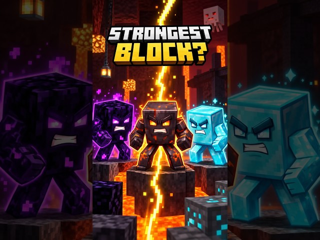 Which Block is the STRONGEST in Minecraft? 💀