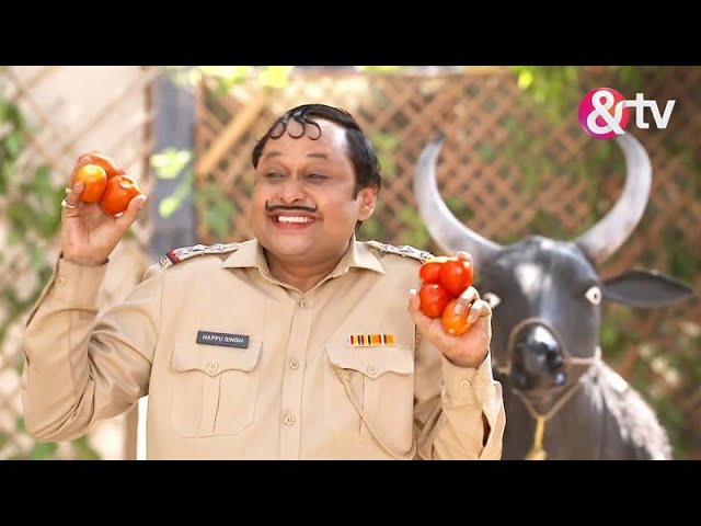 Happu gets hit by a bull again while buying tomatoes - Bhabi Ji Ghar Par Hai! - Full Episode 2553