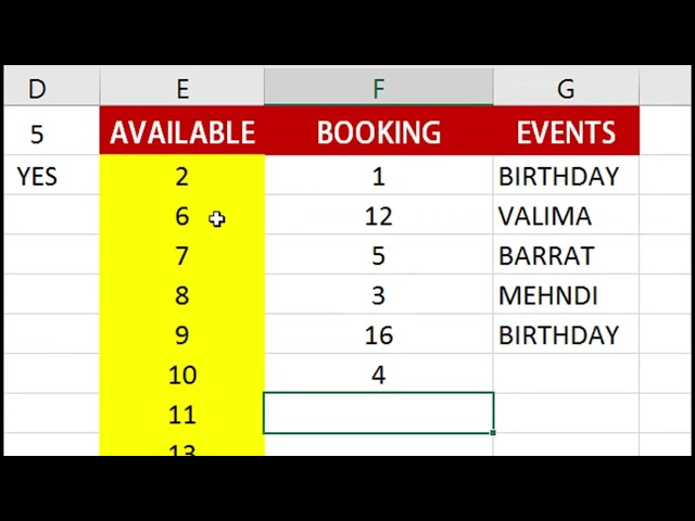 Hotel Booking Management System in Excel | Complete Practical Project | 2.5 Hours