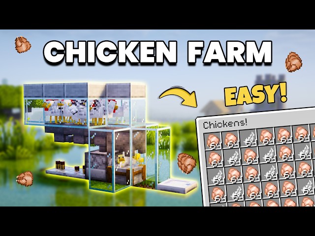 EASY Automatic Chicken Cooker Farm in Minecraft 26.3+ (Tutorial)