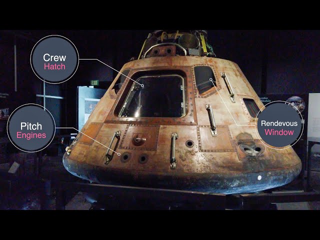 360 Tour of Apollo 11 Capsule's Exterior Features
