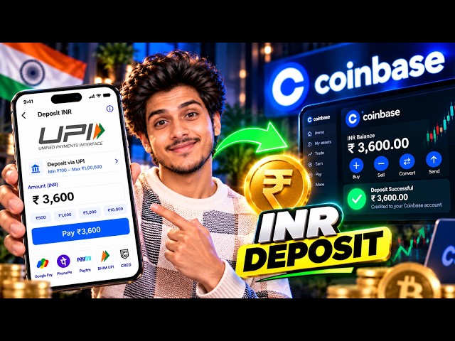 How to Deposit INR in Coinbase Using UPI | Complete Guide