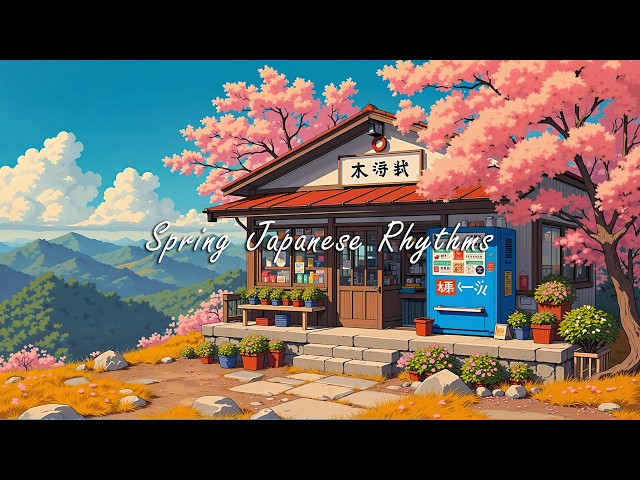 Spring Japanese Rhythms 🌸 Chill Morning Vibes ⛅ Deep Focus to study / work / relax with Lofi Music