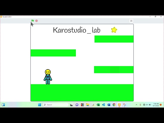 I Made a Scratch Platformer Game — Can I Reach the Star?