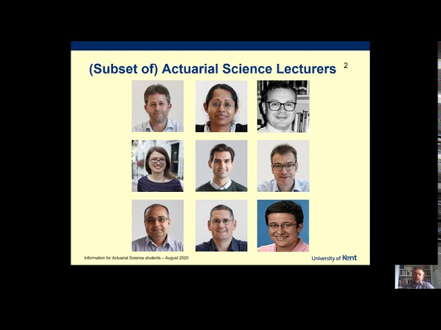 Recharge your Maths: Welcome to the Actuarial Science BSc