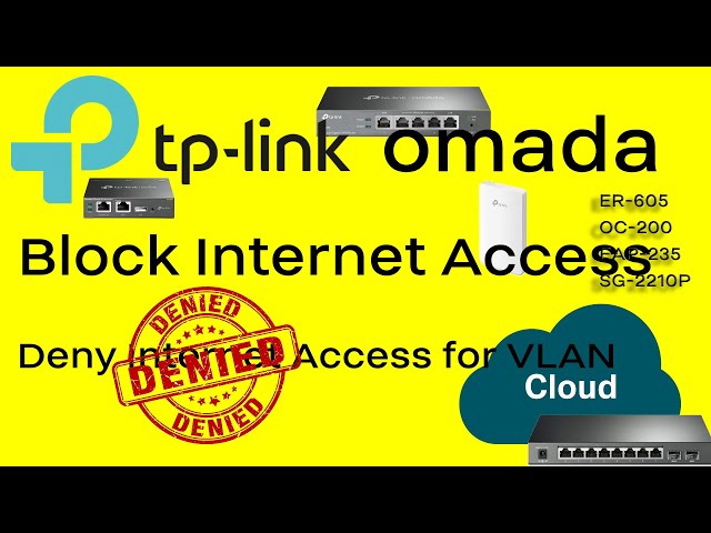 LC09: TP Link ER-605/ER-7206 Omada, How To Block Internet Traffic