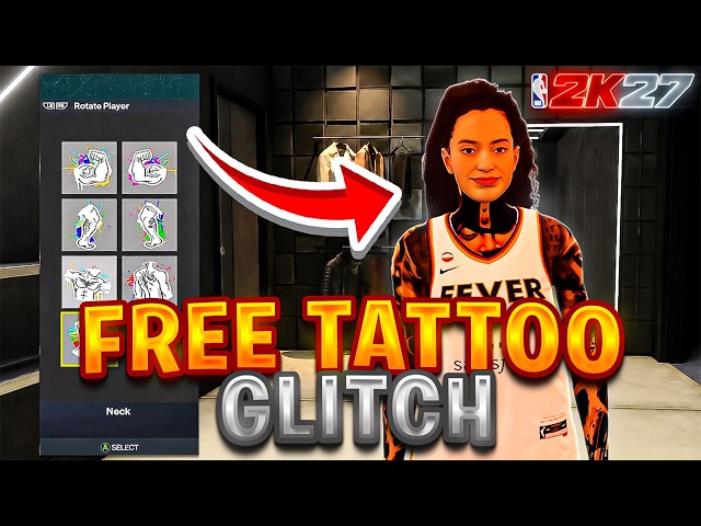 *NEW* NBA 2K27 FREE TATTOO GLITCH FULL TUTORIAL!  FREE Tattoos 2K27! HOW TO GET ANY TATTOO FOR FREE