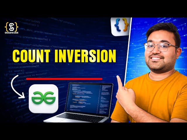 Count Inversions in an Array Using Merge Sort | Java | Divide & Conquer