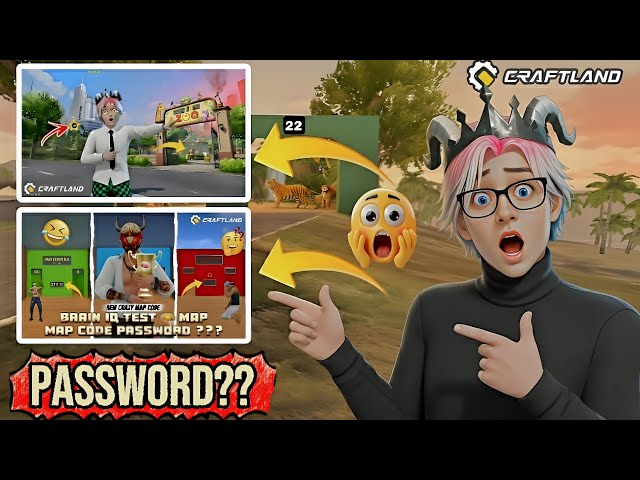 😱 Factory Zoo 🐘 & Brain 🧠 IQ Test Map Code Password Free Fire 🔑 | VIP GAMERS #freefire #craftland