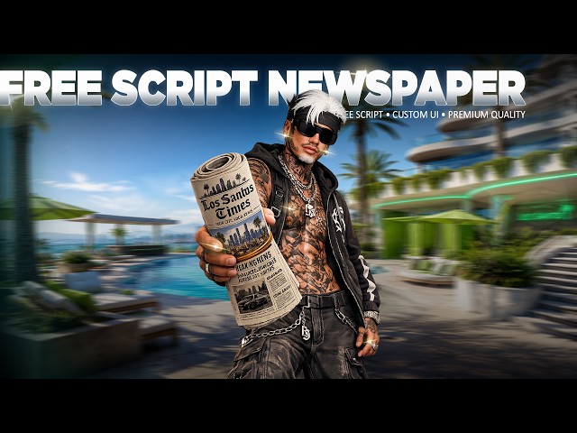 FREE FiveM Newspaper Job Script with Custom Reading Animations [ESX & QBCore]