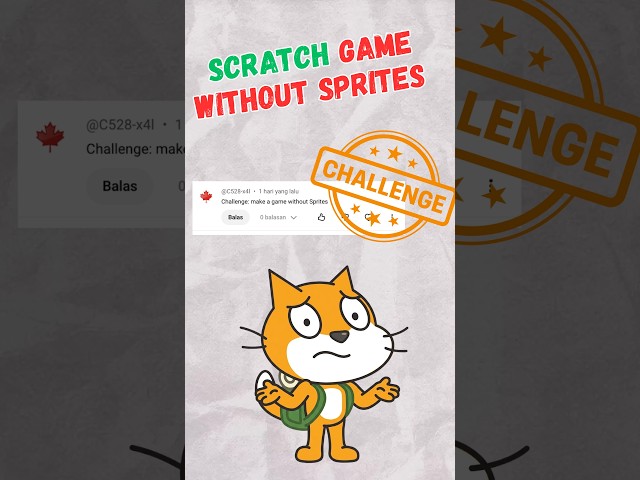 Making a Scratch Game with ZERO Sprites?! 😱