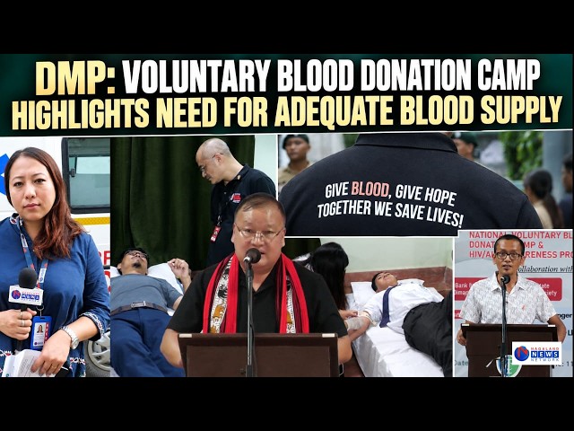 DMP: VOLUNTARY BLOOD DONATION CAMP HIGHLIGHTS NEED FOR ADEQUATE BLOOD SUPPLY