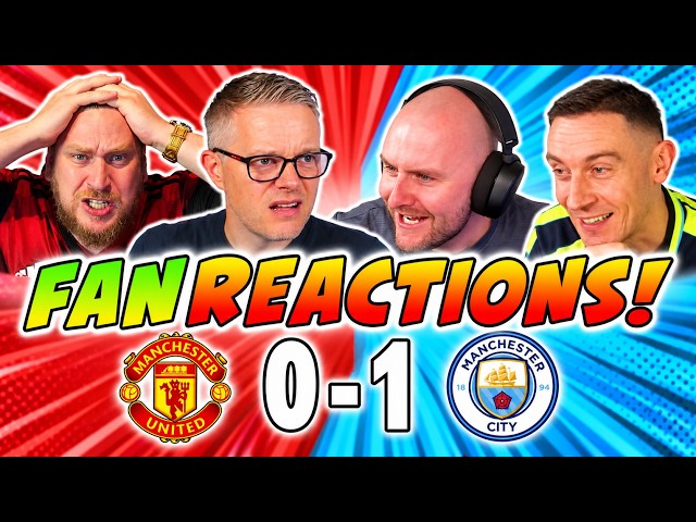 Man United & Man City Fans REACT 😱 to Man United 0-1 Man City | Premier League Fan Reactions