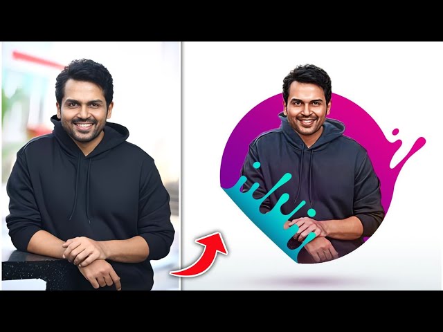 One Click Logo Editing Tutorial | Trending Logo Editing | YouTube Channel Logo Free