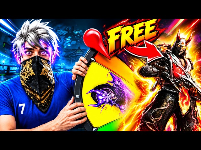 ONLY 1 SPIN 😱 SAMURAI BUNDLE FREE?! | Free Fire Luck Royale 🔥