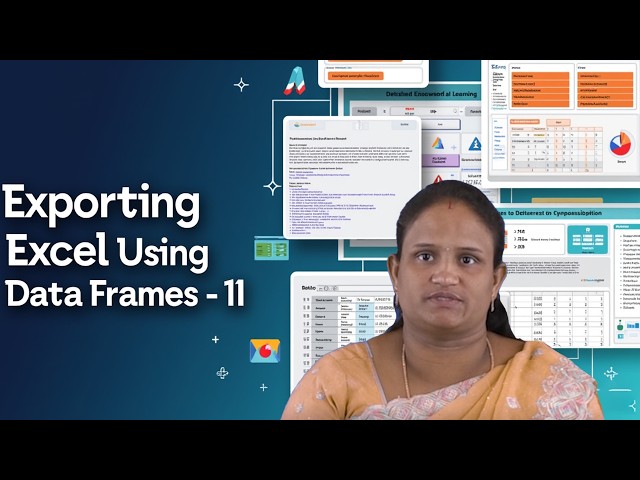 Exporting Excel Using Data Frames  II By Ms. N Lakshmi Deepthi