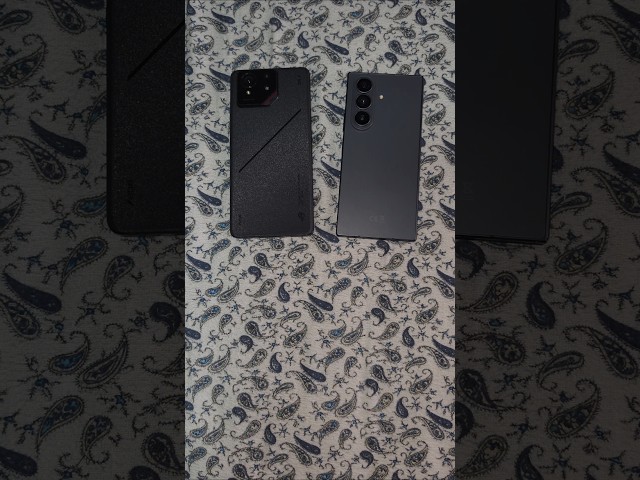 Asus ROG Phone 9 Pro Vs Samsung Galaxy Fold8 Ultra Size And Desing Comparison