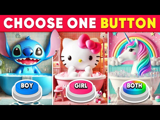 Choose One Button - BOY or GIRL or BOTH 💙🎀🌈 Daily Quiz