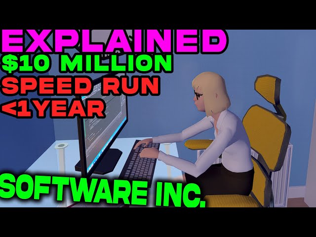 Software Inc World Record Manufacturing Speed Run Explained